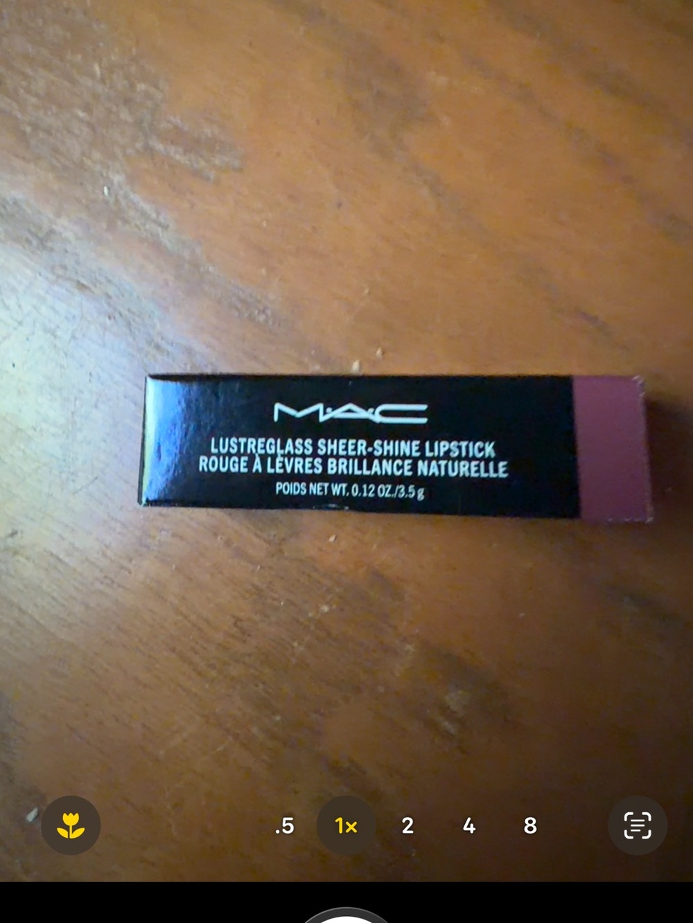 MAC Cosmetics Lustreglass Sheer-Shine Lipstick - Syrup new not used